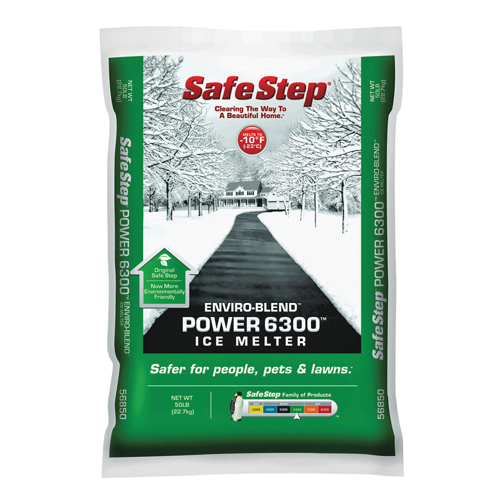 56850 Ice Melter, Crystalline Solid, White, 50 lb Bag