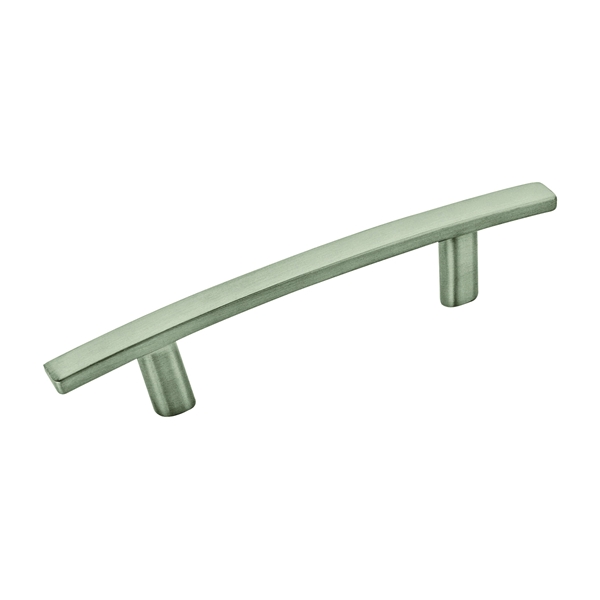 Cyprus Series TEN26201G10 Cabinet Pull, 5-1/4 in L Handle, 1-1/16 in Projection, Zinc, Satin Nickel