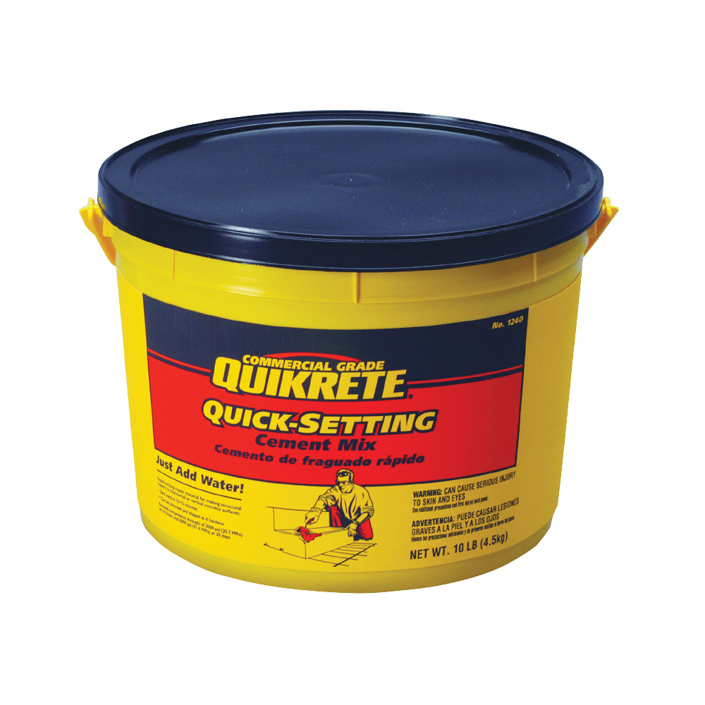 1240-11 Quick-Setting Cement, Brown/Gray, 10 lb Pail