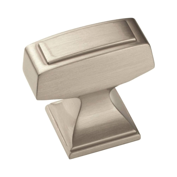 Mulholland Series BP53029G10 Cabinet Knob, 1-3/16 in Projection, Zinc, Satin Nickel