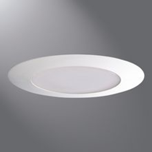 Halo 170PS Recessed Light Trim, 6 in Dia, 4 in OAH, Glass Lens, Polymer Body, White