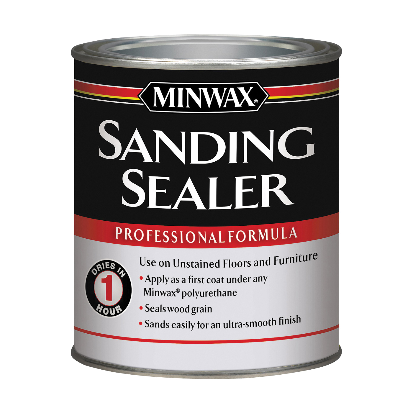 657000000 Sanding Sealer, Cream, Liquid, 1 qt Can