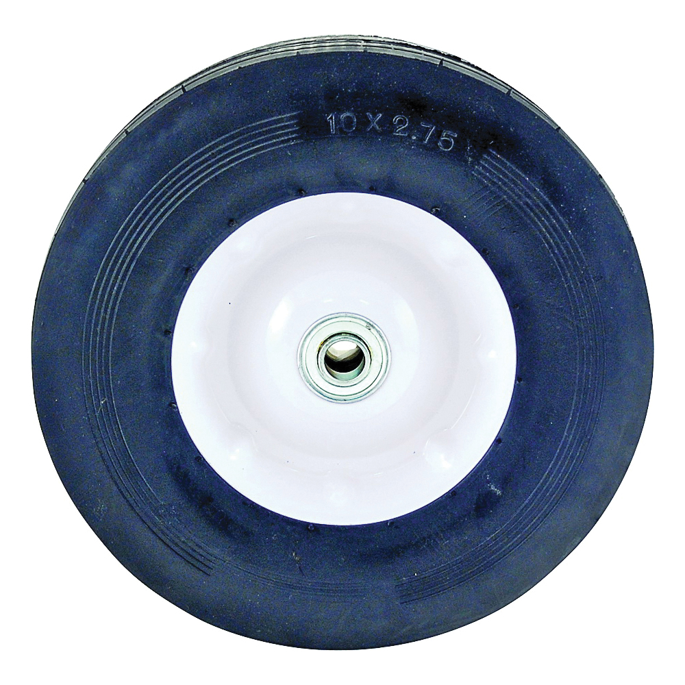 10275-B Semi-Pneumatic Tread Wheel, Steel, For: Lawn Mowers