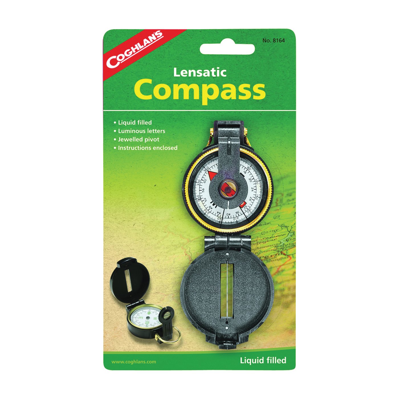 8164 Lensatic Compass, Plastic