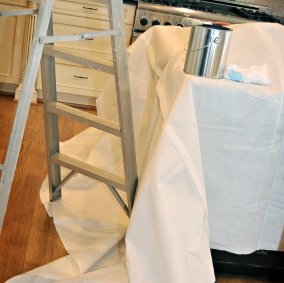Trimaco SUPERTUFF 02301 Drop Cloth, 12 ft L, 9 ft W, Paper, White