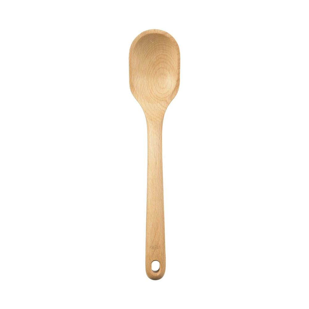 1058024 Non-Stick Large Spoon, 12.4 in OAL, Beechwood, Natural Oil