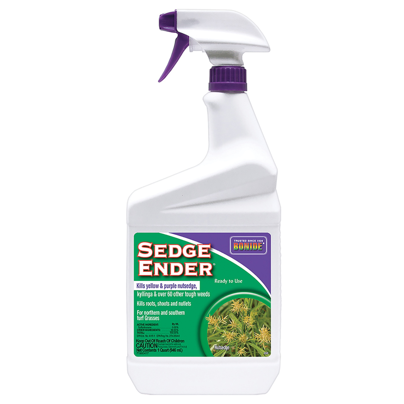 Sedge Ender 068 Weed Killer, Liquid, Sprayer Application, 1 qt