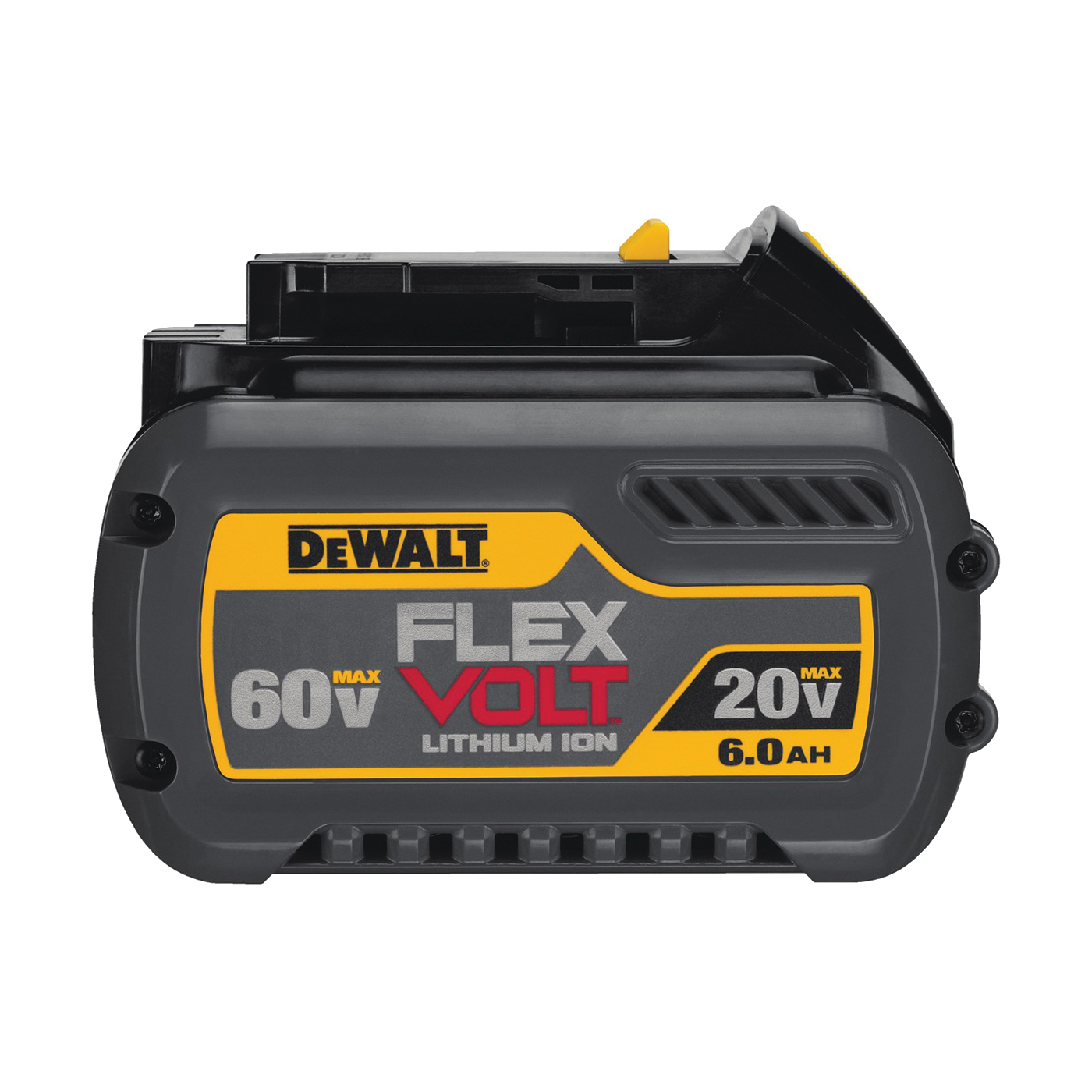 DeWALT DCB606 Rechargeable Battery Pack, 20/60 V Battery, 6 Ah, 1 hr Charging - 1