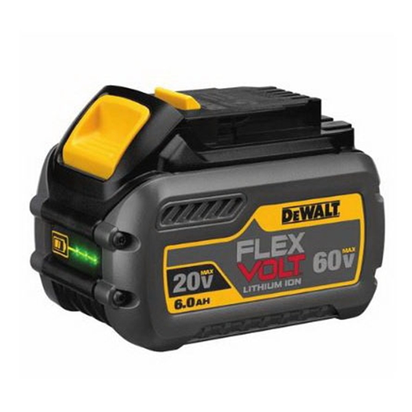 DeWALT DCB606 Rechargeable Battery Pack, 20/60 V Battery, 6 Ah, 1 hr Charging - 3