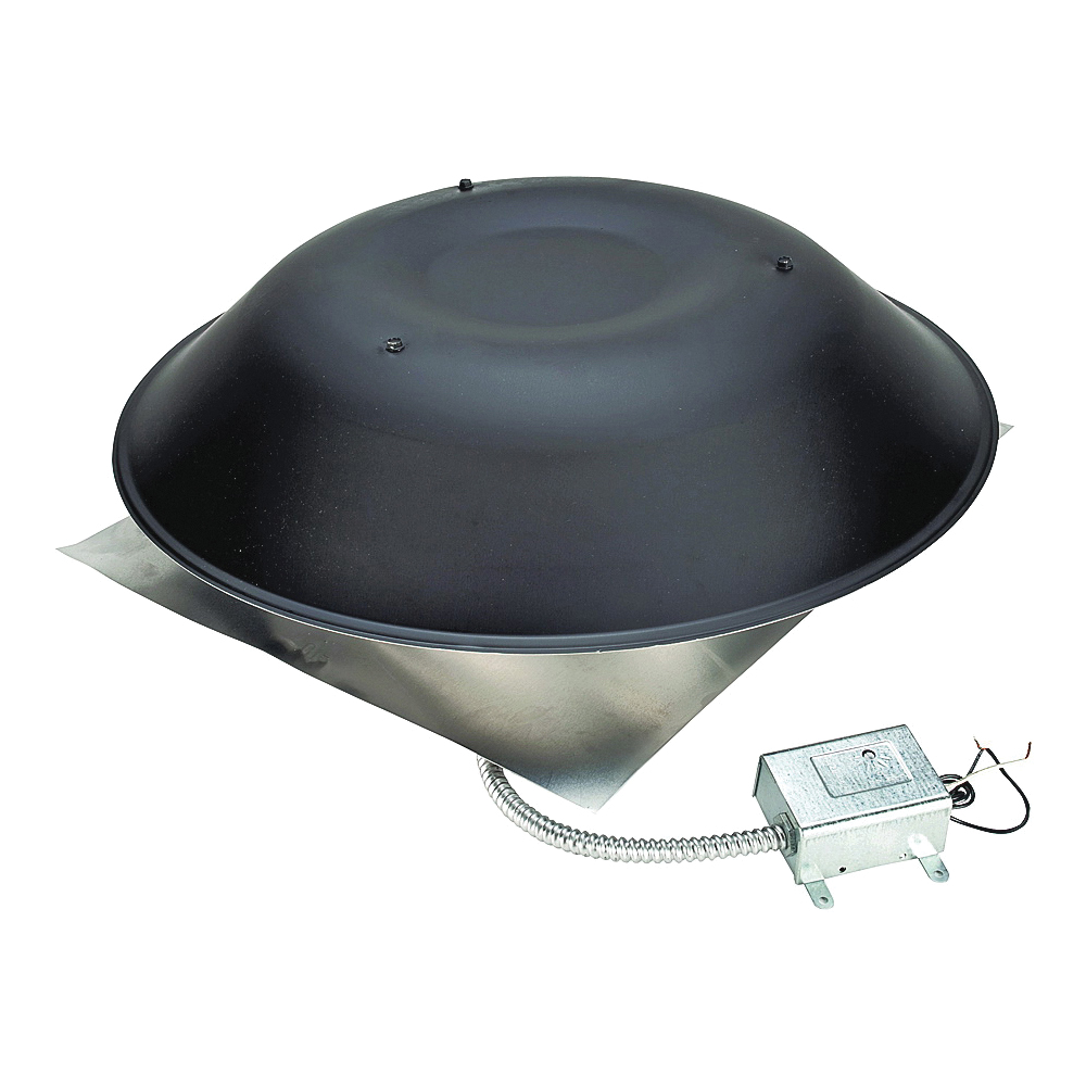 LomanCool 2000B Standard Power Vent, 120 V, Aluminum, Black