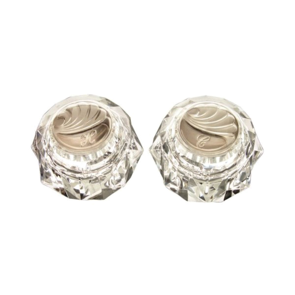 10304 Faucet Knob Handle, Acrylic, For: Delta/Delux Two Handle Kitchen, Lavatory and Tub/Shower Faucets