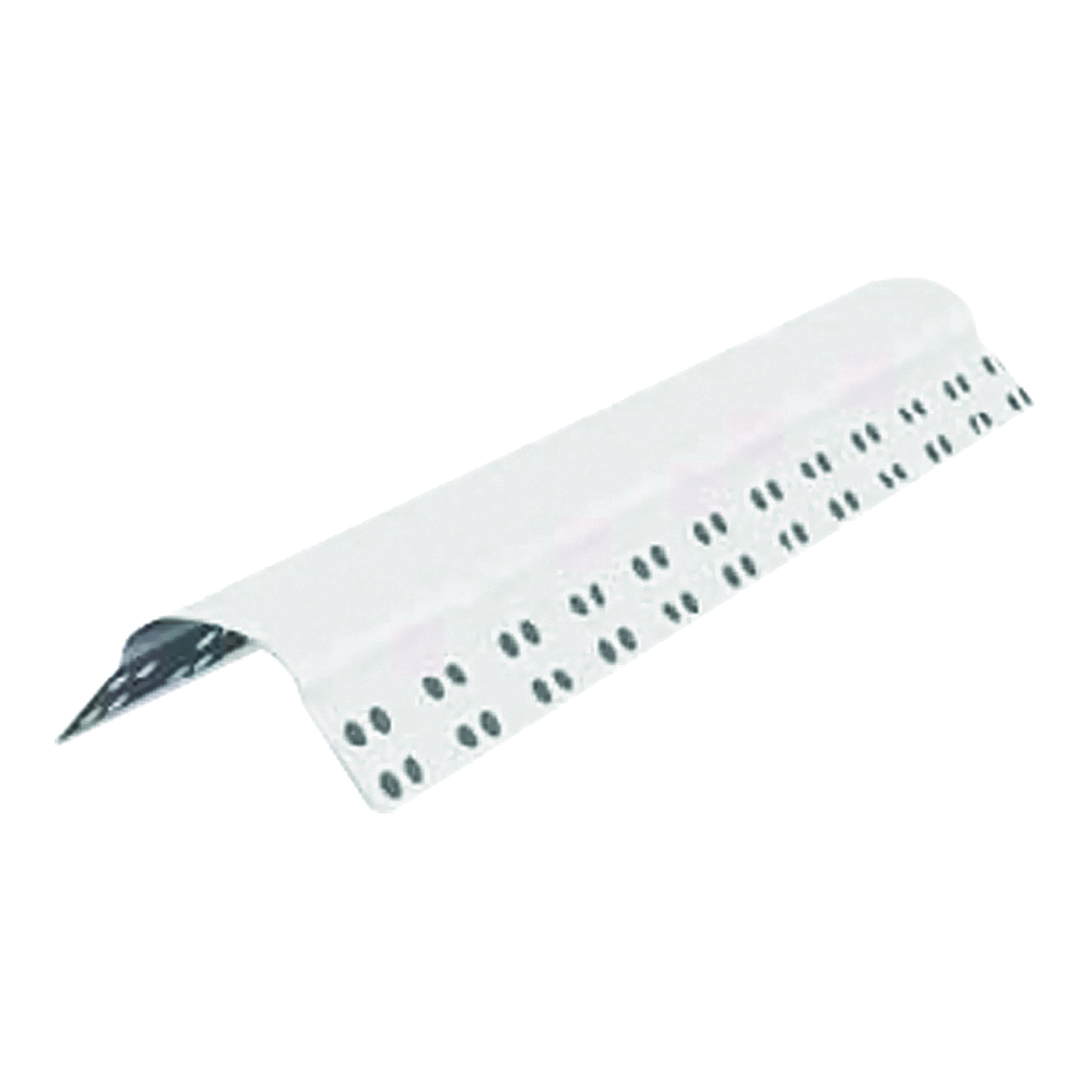 BCB100 Corner Bead, PVC, 8 ft L, 1in W, 0.028 in Thickness, PVC, White