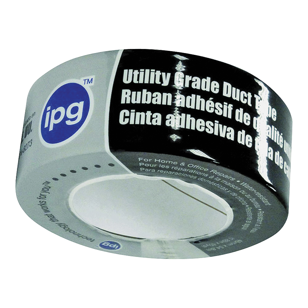 6560/AC655 Duct Tape, 55 yd L, 1.88 in W, Polyethylene Backing, Gray