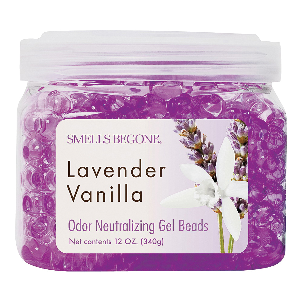 52612 Odor Neutralizing Gel, 12 oz Jar, Lavender, Vanilla, 450 sq-ft Coverage Area