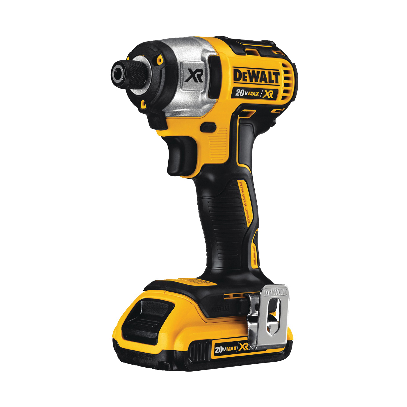 DCF887D2 Impact Driver Kit, Battery Included, 20 V, 2 Ah, 1/4 in Drive, Hex Drive, 3600 ipm