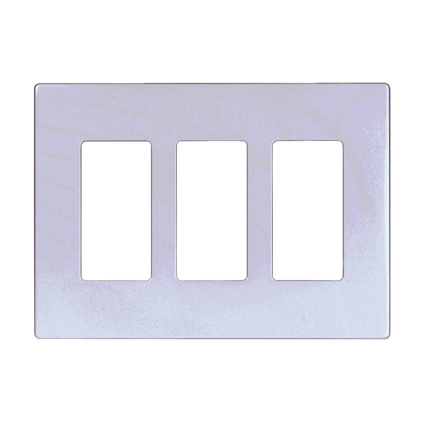 Cooper Wiring PJS PJS263W Switch Wallplate, 4.87 in L, 6-3/4 in W, 3 -Gang, Polycarbonate, White, High-Gloss