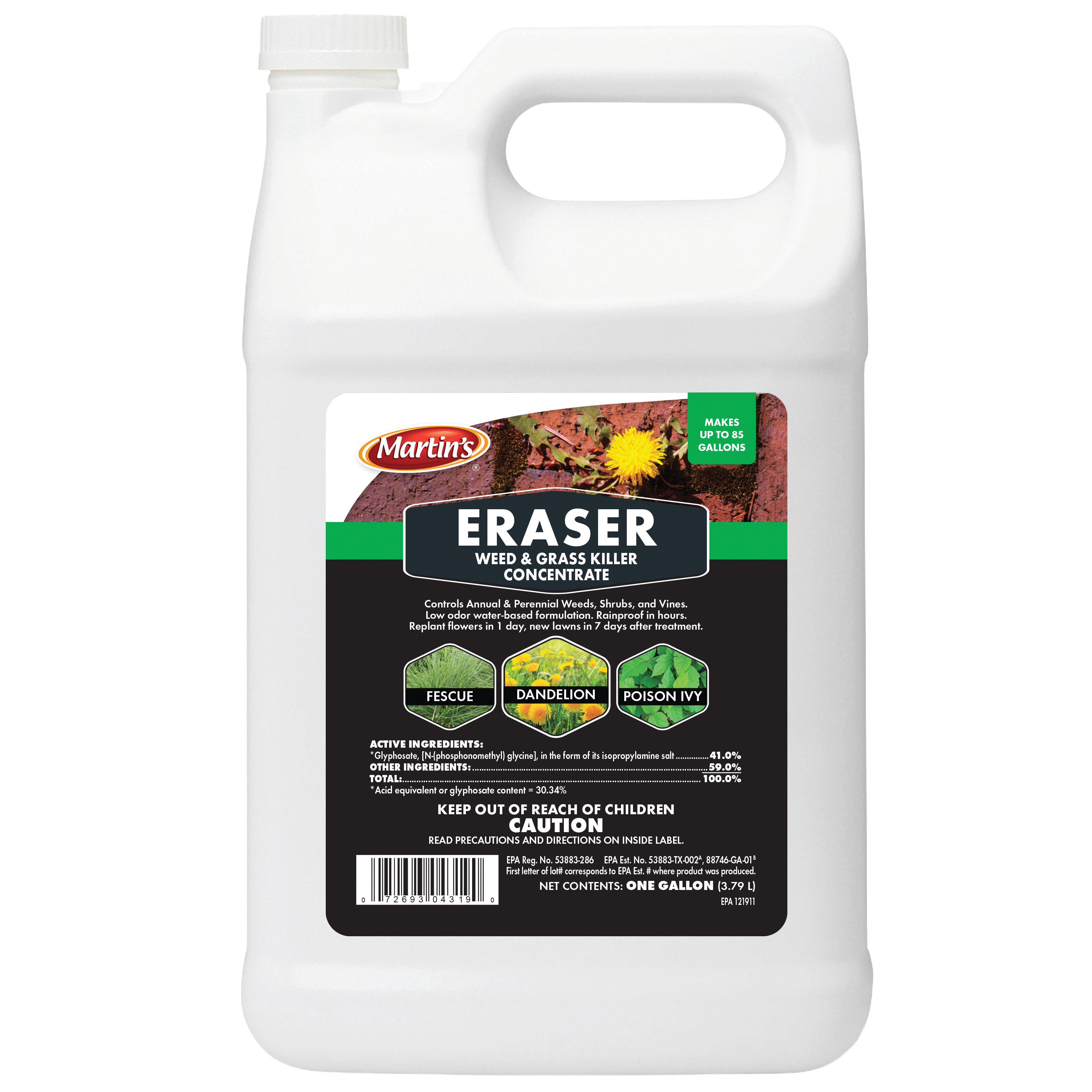 82004317 Weed and Grass Killer, Liquid, Clear, 1 pt