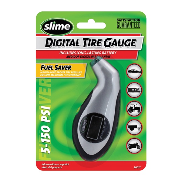 Slime 20017 Sport Tire Gauge, 5 to 150 psi