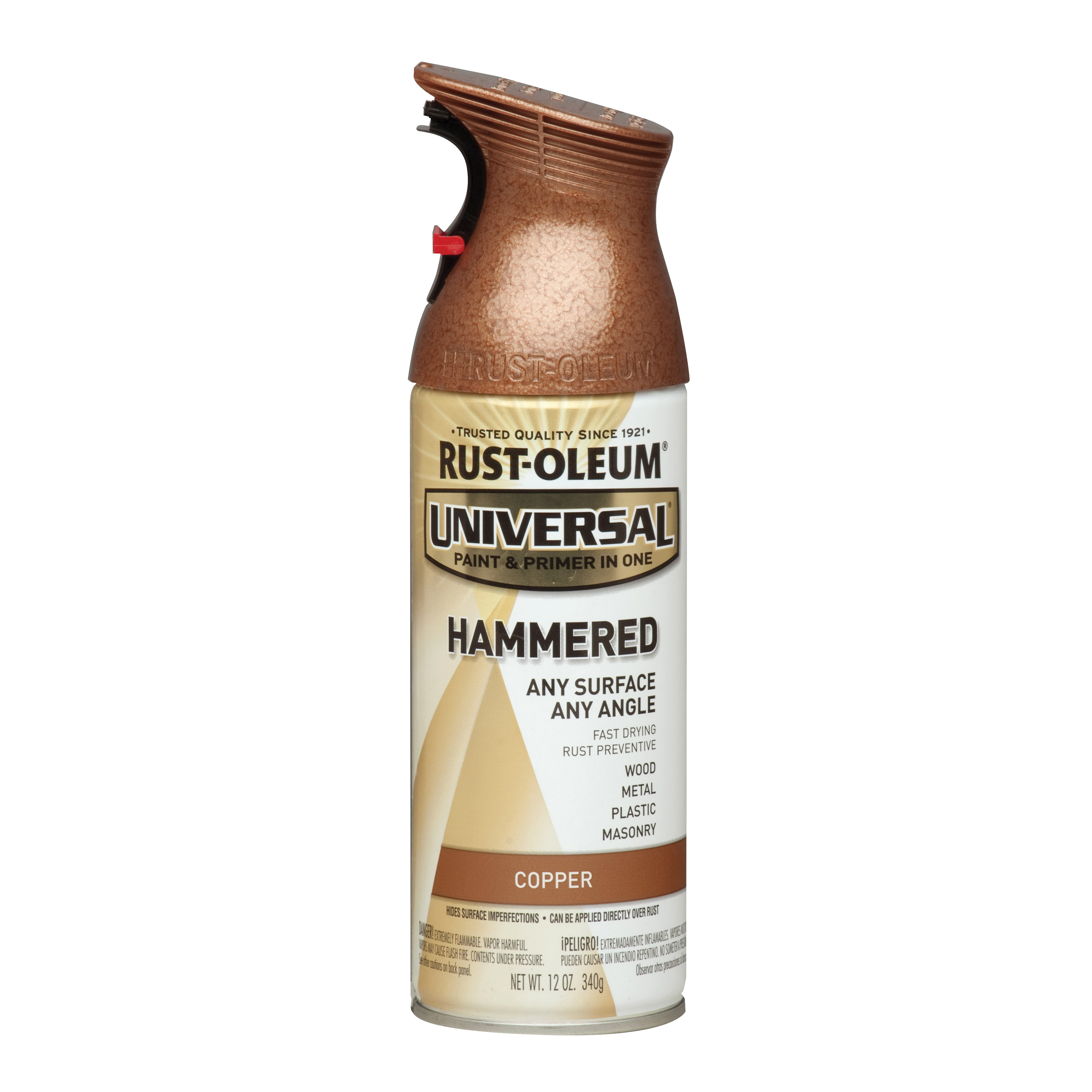 247567 Hammered Spray Paint, Hammered, Copper, 12 oz, Can
