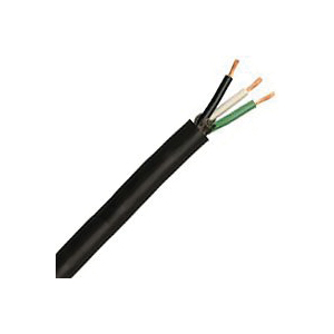 233880408 Electrical Cable, 12 AWG Wire, 3-Conductor, 250 ft L, Copper Conductor, TPE Insulation, TPE Sheath, 300 V