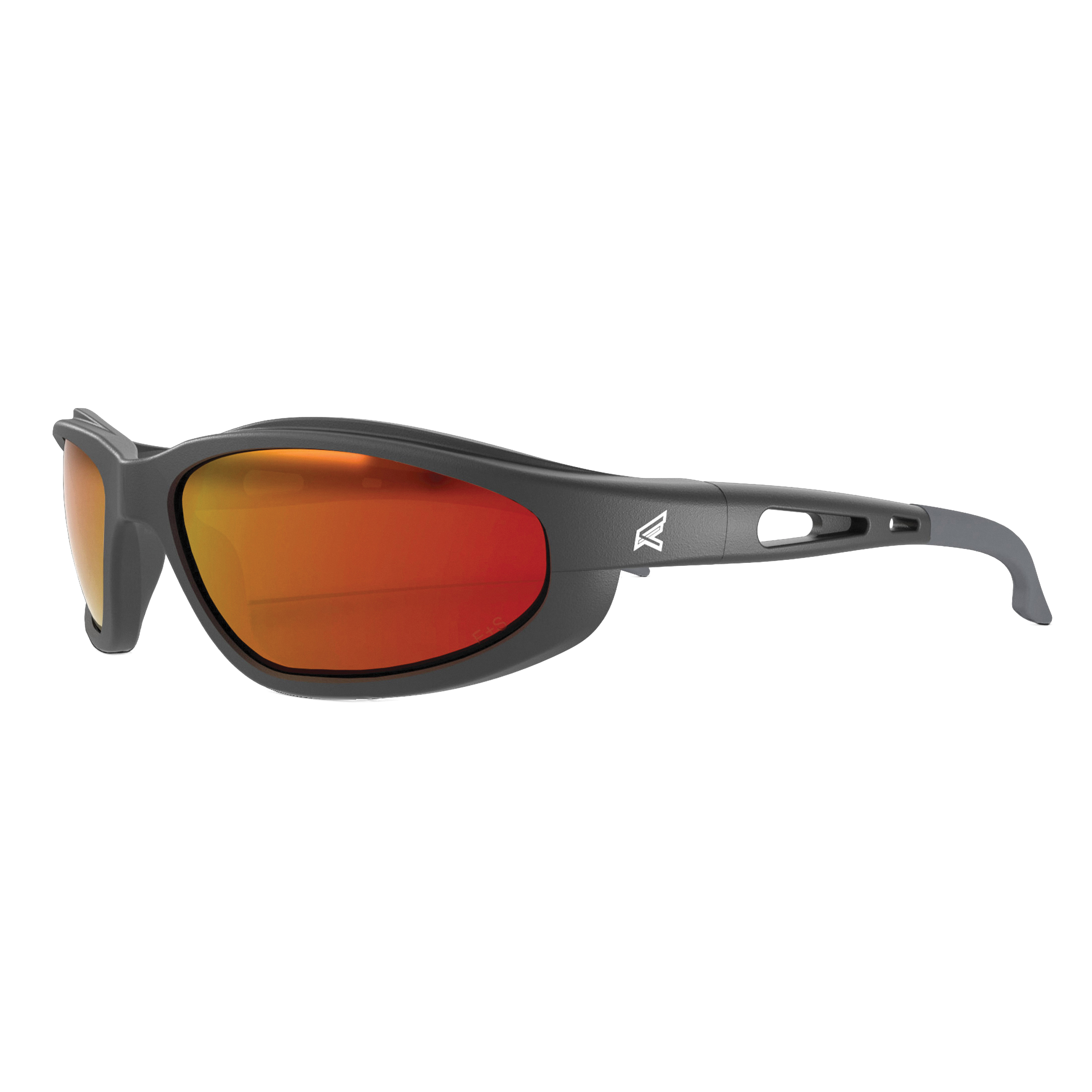 SWAP119 Non-Polarized Safety Glasses, Anti Scratch Lens, Red Lens, Black Frame, Unisex, Polycarbonate Lens, Full Frame, Nylon Frame