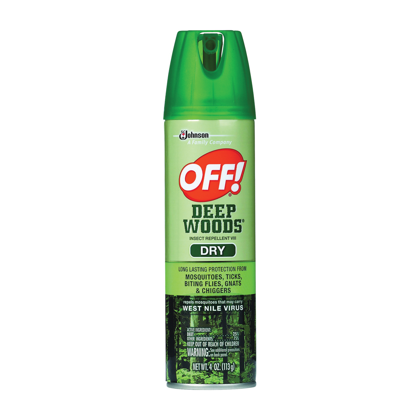 71764 Insect Repellent VIII, 4 oz Aerosol Can, Liquid, White