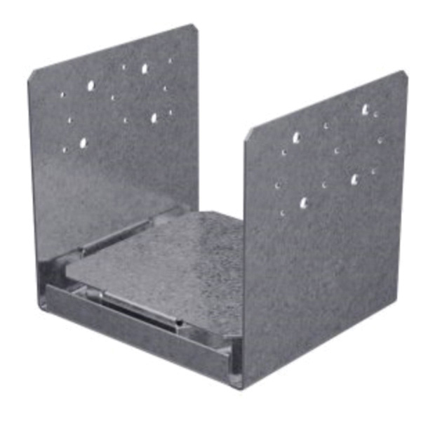 AB Series ABU88Z Post Base, 8 x 8 in Post, 14 ga, Steel, ZMAX