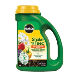 Miracle-Gro Shake 'n Feed 3001901 All-Purpose Plant Food, 4.5 lb, Solid, 12-4-8 N-P-K Ratio - 1
