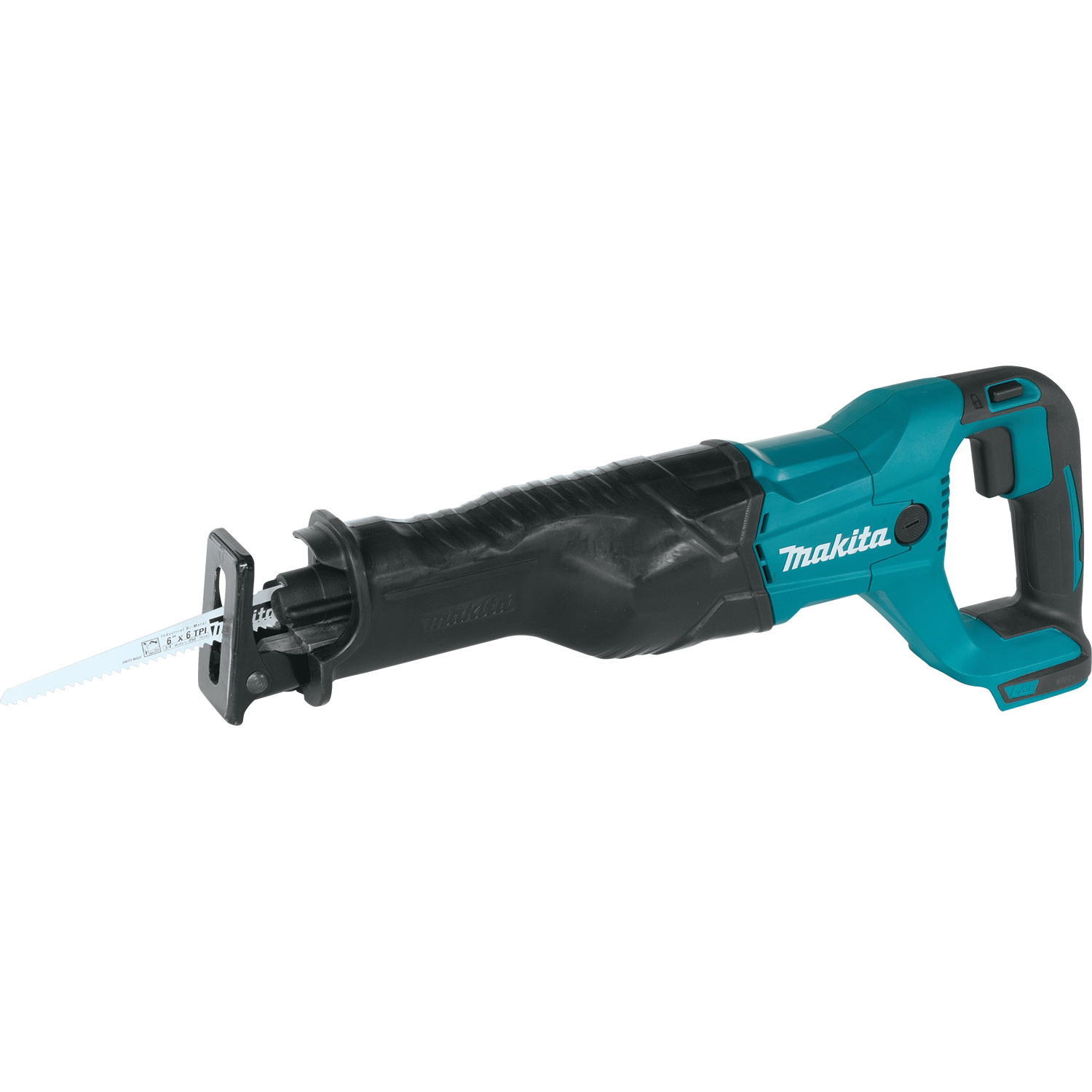 Makita XRJ04Z Reciprocating Saw, Tool Only, 18 V, 10 in Cutting Capacity, 1-1/4 in L Stroke, 0 to 2800 spm - 1