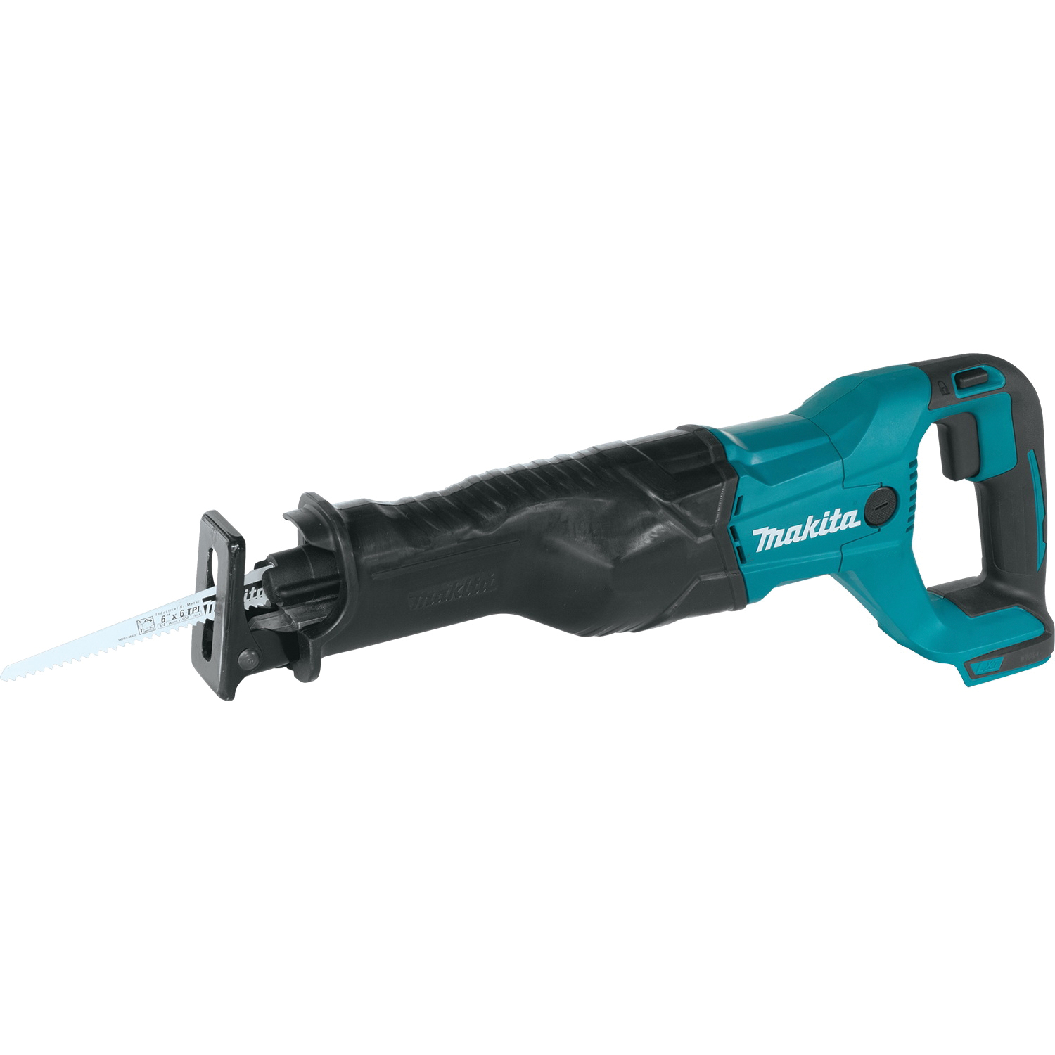 Makita XRJ04Z Reciprocating Saw, Tool Only, 18 V, 10 in Cutting Capacity, 1-1/4 in L Stroke, 0 to 2800 spm