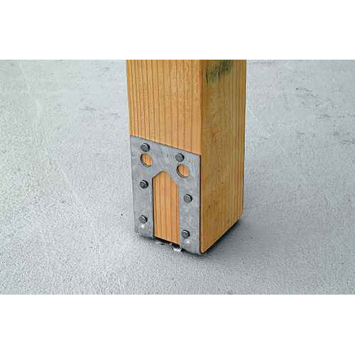 Simpson Strong-Tie PB PB44 Post Base, 4 x 4 in Post, 12 ga Gauge, Steel, Galvanized
