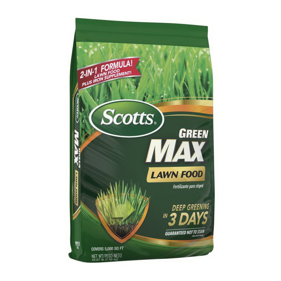 Scotts Green Max 44615A1 Lawn Food, 16.67 lb, Solid, 27-0-2 N-P-K Ratio - 2