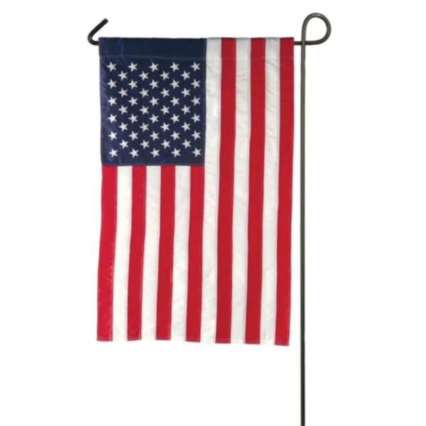 11220 Garden Flag, 18 in L, 12-1/2 in W, Patriotism, Nylon