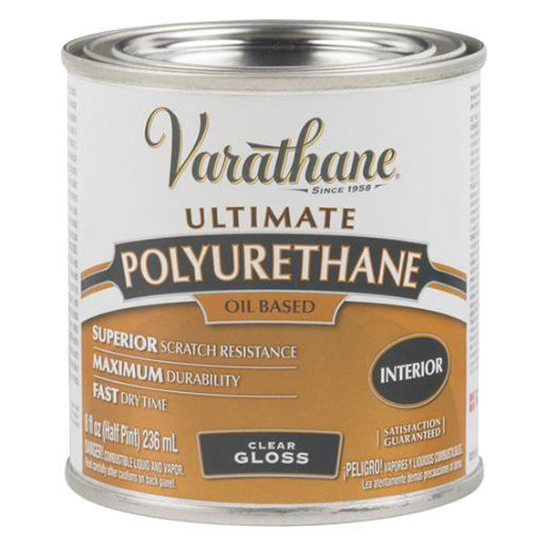 9061H Polyurethane, Gloss, Liquid, Clear, 1/2 pt, Can