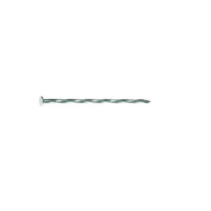 6HGRSPD1 Deck Nail, 6D, 2 in L, Steel, Hot-Dipped Galvanized, Round Head, Ring Shank, Gray, 1 lb