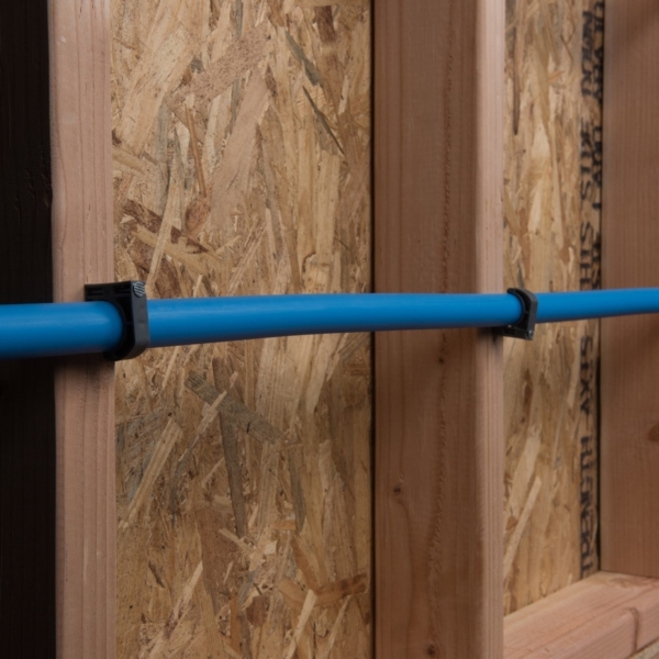Oatey 33911 Pipe Clamp with Barbed Nail, Polypropylene