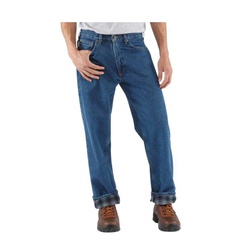 Carhartt B172-DST-30X32 Jeans, 30 in Waist, 32 in L Inseam, Darkstone, Relaxed Fit