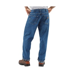 Carhartt B172-DST-30X32 Jeans, 30 in Waist, 32 in L Inseam, Darkstone, Relaxed Fit