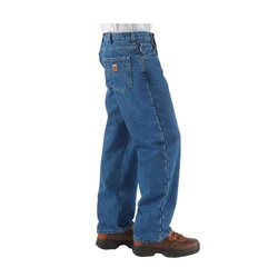 Carhartt B172-DST-30X32 Jeans, 30 in Waist, 32 in L Inseam, Darkstone, Relaxed Fit