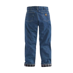 Carhartt B172-DST-30X32 Jeans, 30 in Waist, 32 in L Inseam, Darkstone, Relaxed Fit