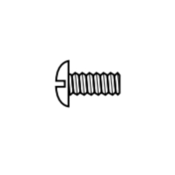 BrassCraft SCB0005 Bibb Screw, #10-32 Thread, 3/8 in L, Brass, Chrome Plated