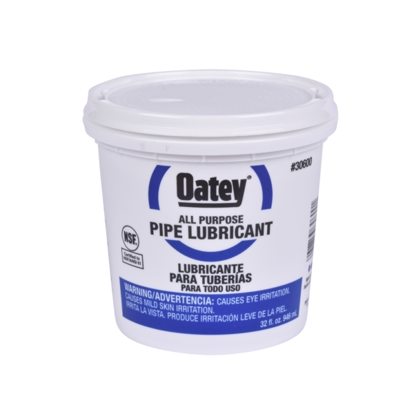 Oatey 30600 Pipe Lubricant, Paste, 32 oz Can - 1