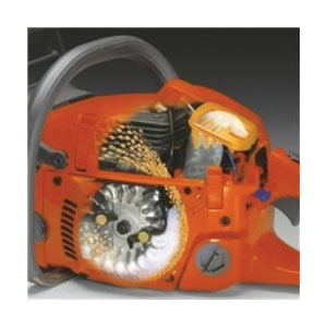 Husqvarna 44518 Chainsaw, Gas, 50.2 cc Engine Displacement, 20 in L Bar, 0.325 in Pitch, Recoil Start