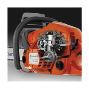 Husqvarna 44518 Chainsaw, Gas, 50.2 cc Engine Displacement, 20 in L Bar, 0.325 in Pitch, Recoil Start
