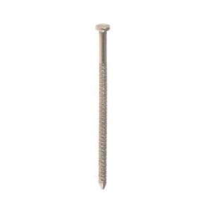 MAXN62433 Siding Nail, 6d, 2 in L, Stainless Steel, Round Head, Ring Shank