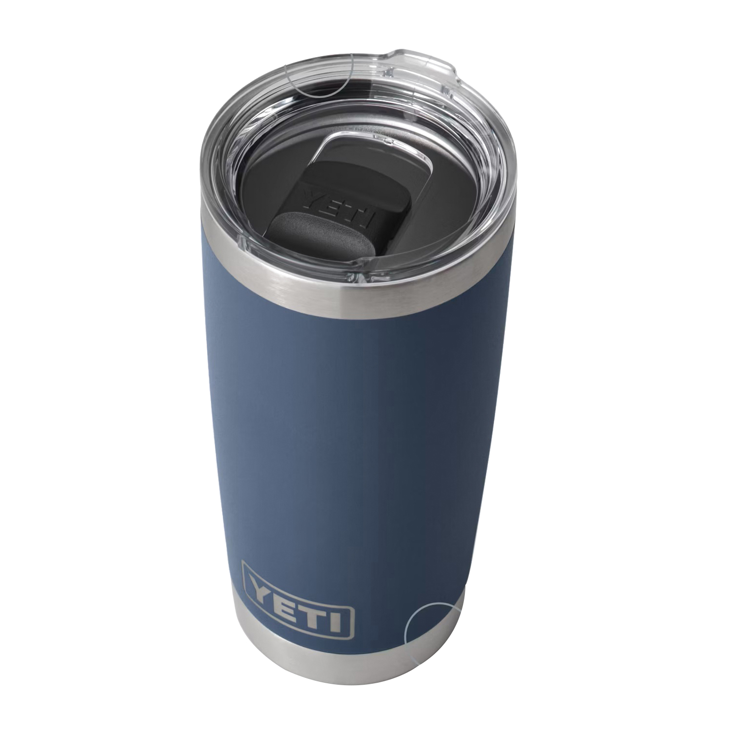 Yeti Rambler 21070060029 Tumbler, 20 oz Capacity, MagSlider Lid, Stainless Steel, Navy, Insulated - 1