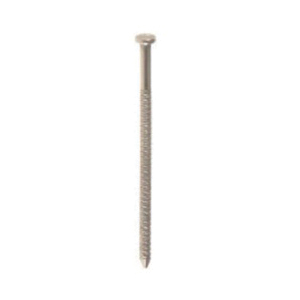 MAXN62427 Siding Nail, 5d, 1-3/4 in L, Stainless Steel, Checkered Head, Ring Shank