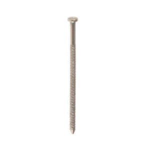 PRIMEGUARD MAX MAXN62434 Siding Nail, 6d, 2 in L, Stainless Steel, Checkered Head, Ring Shank, 5 lb