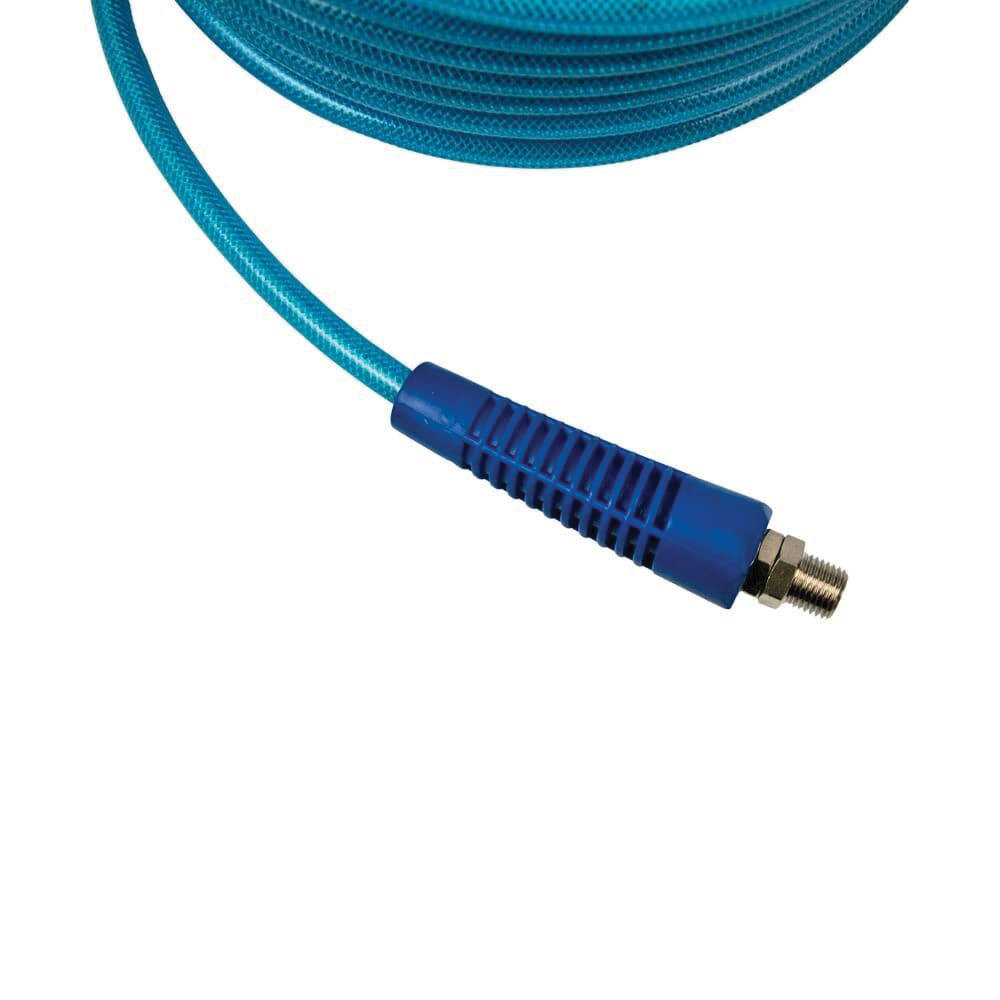 Forney 75443 Flex Air Hose, 1/4 in ID, 100 ft L, MNPT, 210 psi Pressure, Polyurethane, Blue - 5