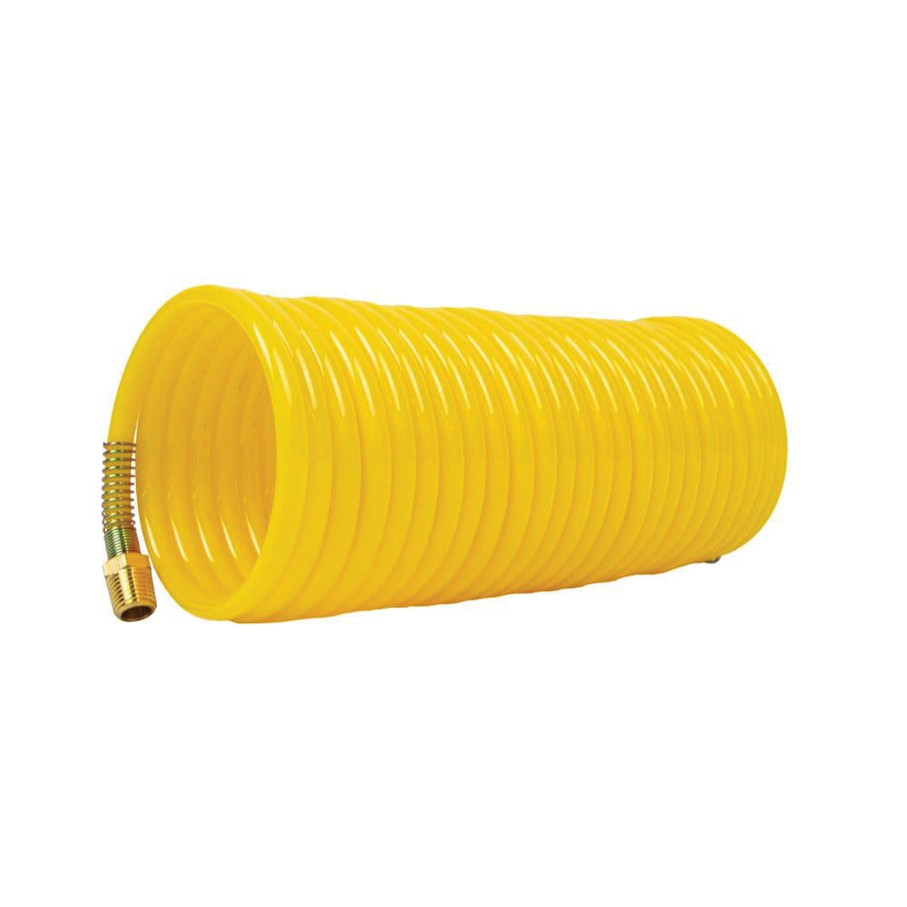 Forney 75418 Air Hose, 1/4 in ID, 25 ft L, MNPT, 200 psi Pressure, Nylon, Bright Yellow - 5